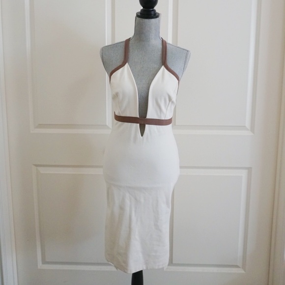 Windsor Dress w/ Sexy Deep V-Neck - Picture 2 of 5